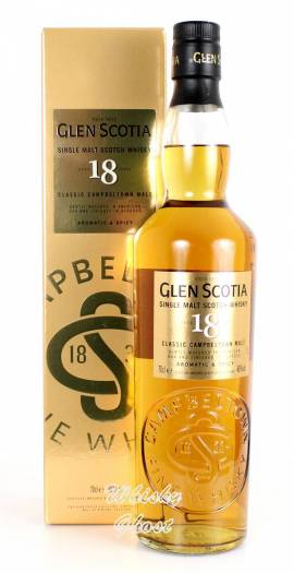 Glen Scotia 18 Jahre 46% Vol. 0,7 Liter - Bild vergrößern
