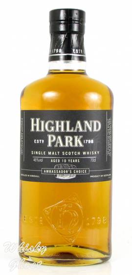 Highland Park 10 Jahre Ambassador's Choice 46% Vol. 0,7 Liter - Bild vergrößern