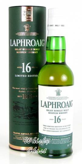 Laphroaig 16 Jahre 43% Vol. 0,35 Liter - Bild vergrößern