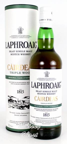 Laphroaig Cairdeas 2019 Triple Wood 59,5% Vol. 0,7 Liter - Bild vergrößern