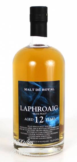 Laphroaig 12 Jahre Blue Peat Malt De Royal 52,5% Vol. 0,7 Liter - Bild vergrößern