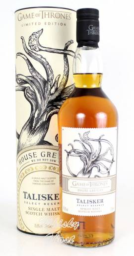 Talisker Select Reserve House Greyjoy GoT 45,8% Vol. 0,7 Liter - Bild vergrößern